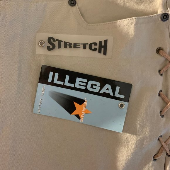 Illegal pants laced on the sides 14 - Picture 6 of 11